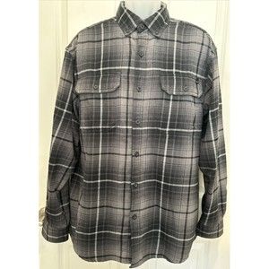 Men's Wolverine Long Sleeve Flannel   Size Large